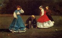 Homer, Winslow - Croquet Scene